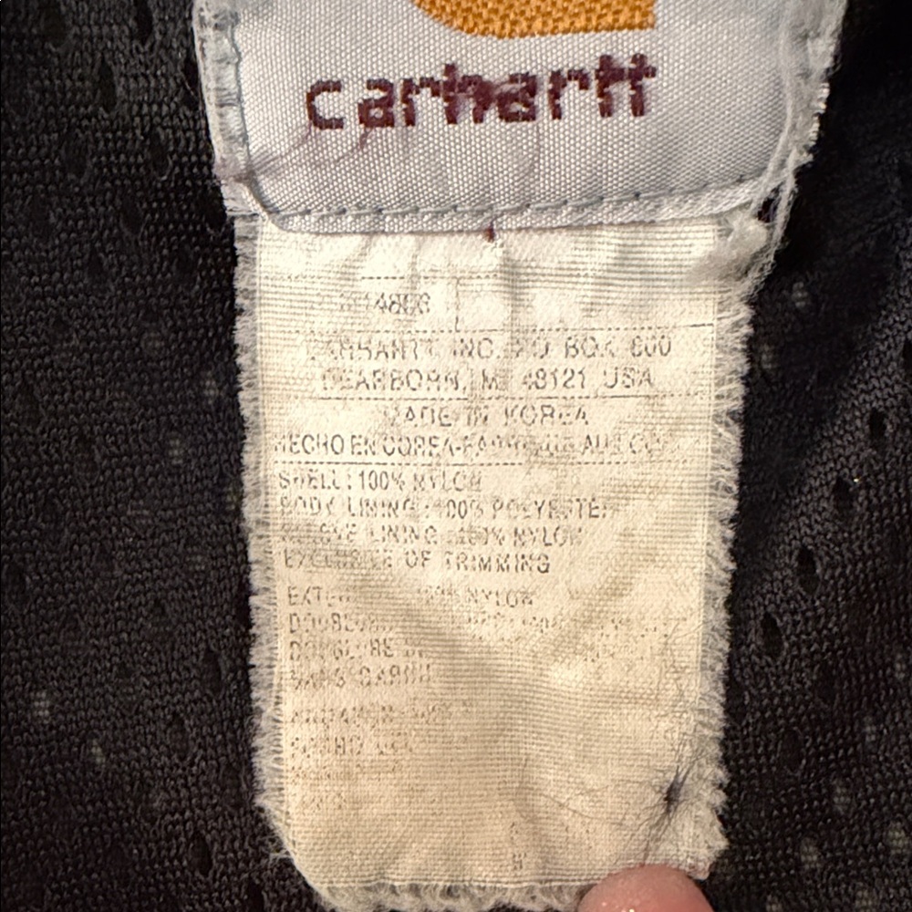 VTG Carhartt SoftShell Technical Jacket Rain Defe… - image 10